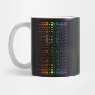 LGBT Love Love Love Mug